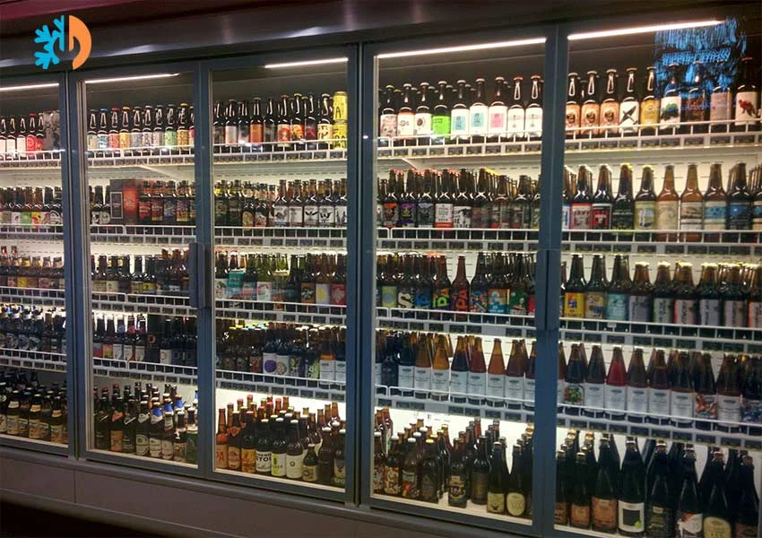 commercial wine display fridge