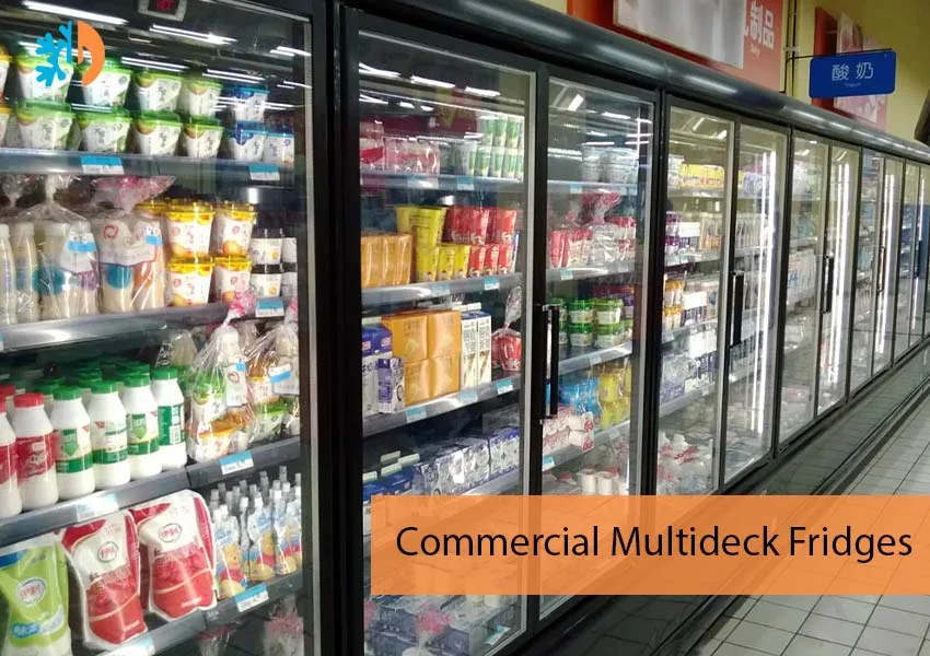 commercial multideck display fridges