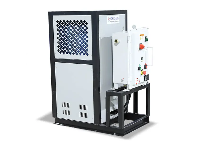 Explosion-Proof Chillers is one Types of Industrial Chillers by Condenser Type