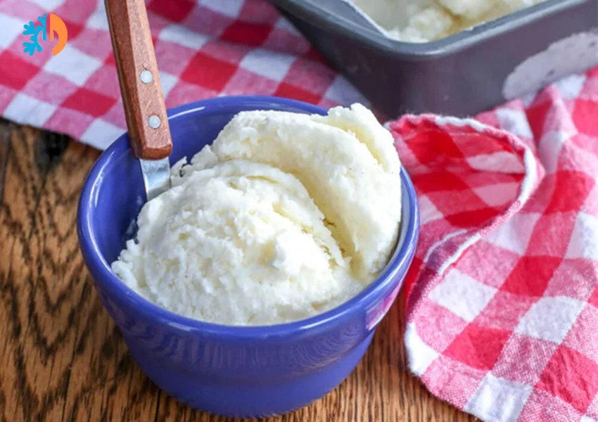 homemade vanilla ice cream without a machine