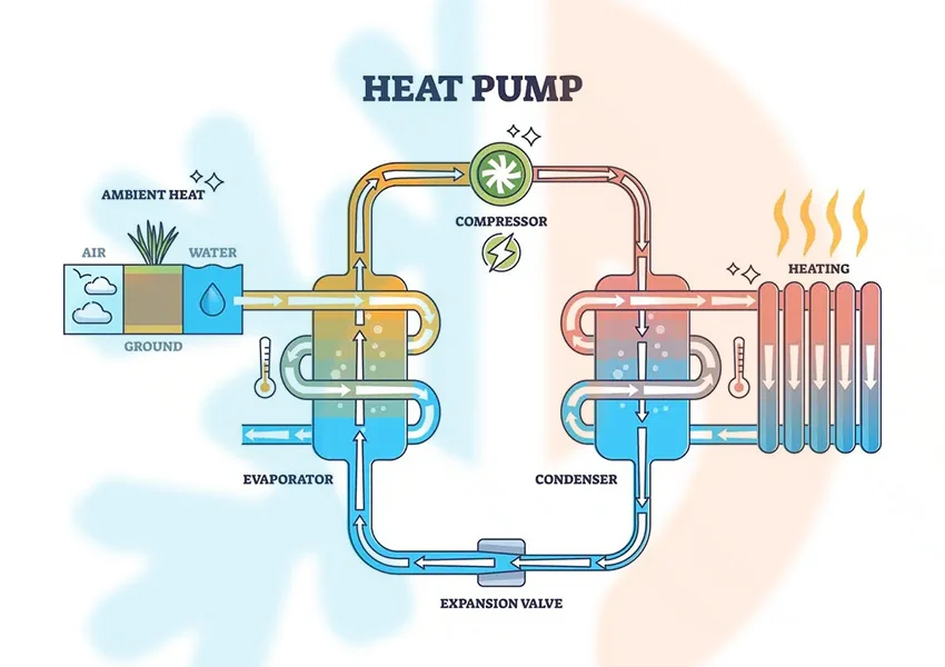 How a Heat Pump Operates