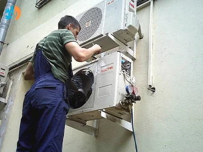 install and repair the air conditioner fan