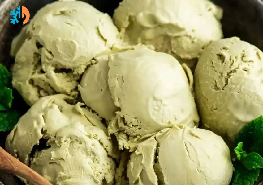 Lemon Basil Cookie Crunch Ice Cream