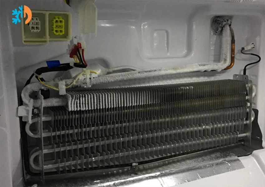 samsung fridge freezer not freezing because of the condenser fan is failing or not working