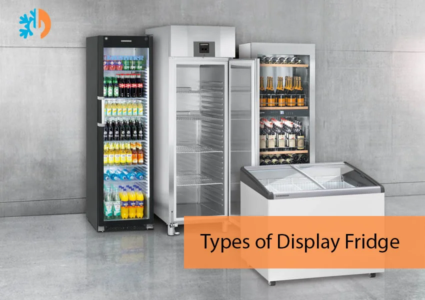 types of display fridge