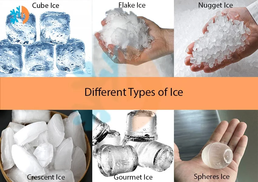 types of ice from ice makers