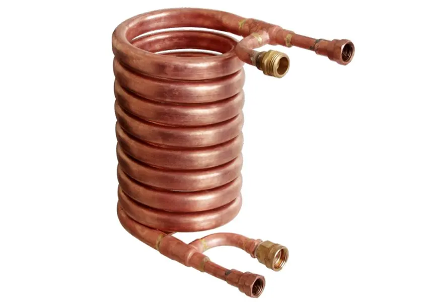 wort chiller in Clogging problem